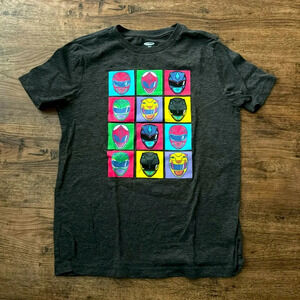 Boys tee power ranger size med youth
